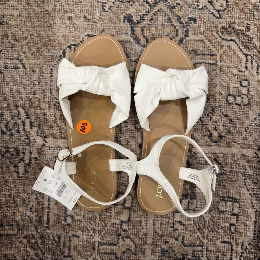 J. Crew Factory Girls' knot sandals with ankle strap • multiple sizes available